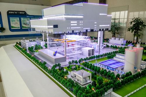 光大垃圾焚燒發(fā)電廠沙盤模型 | 光大環(huán)境一進四出工藝深度解析 - 北京筑城世紀
